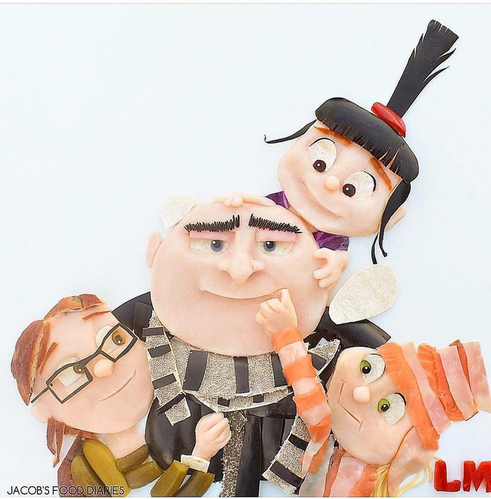 Sarapan Kreatif Berkarakter, Dari Smurf Hingga Spongebob